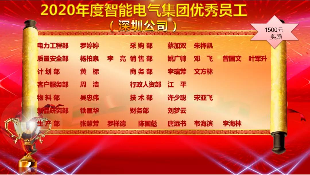 Smart Electric Groups 2021 staff meeting and commendation meeting were successfully held(图5)